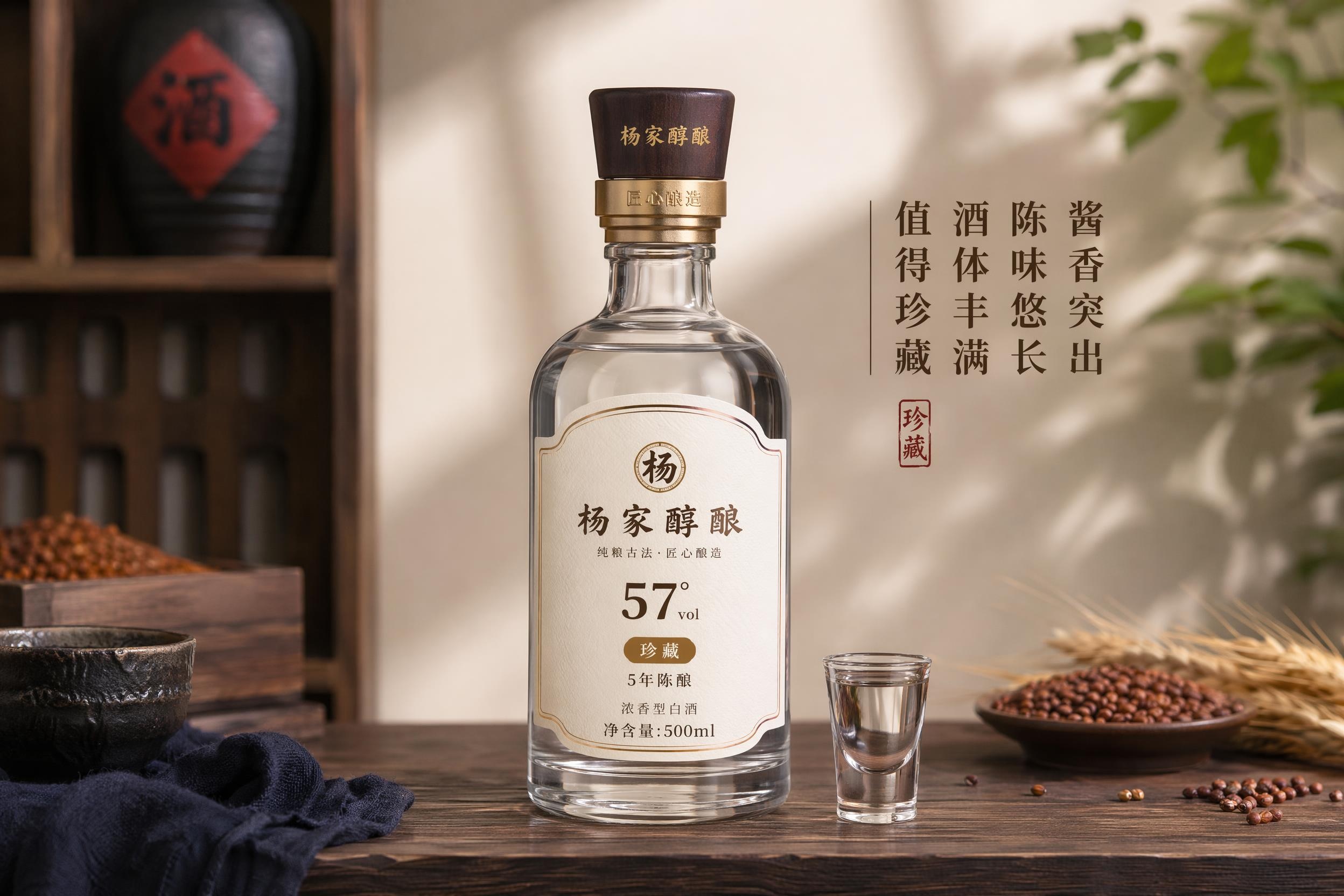 57°·珍藏 纯粮白酒